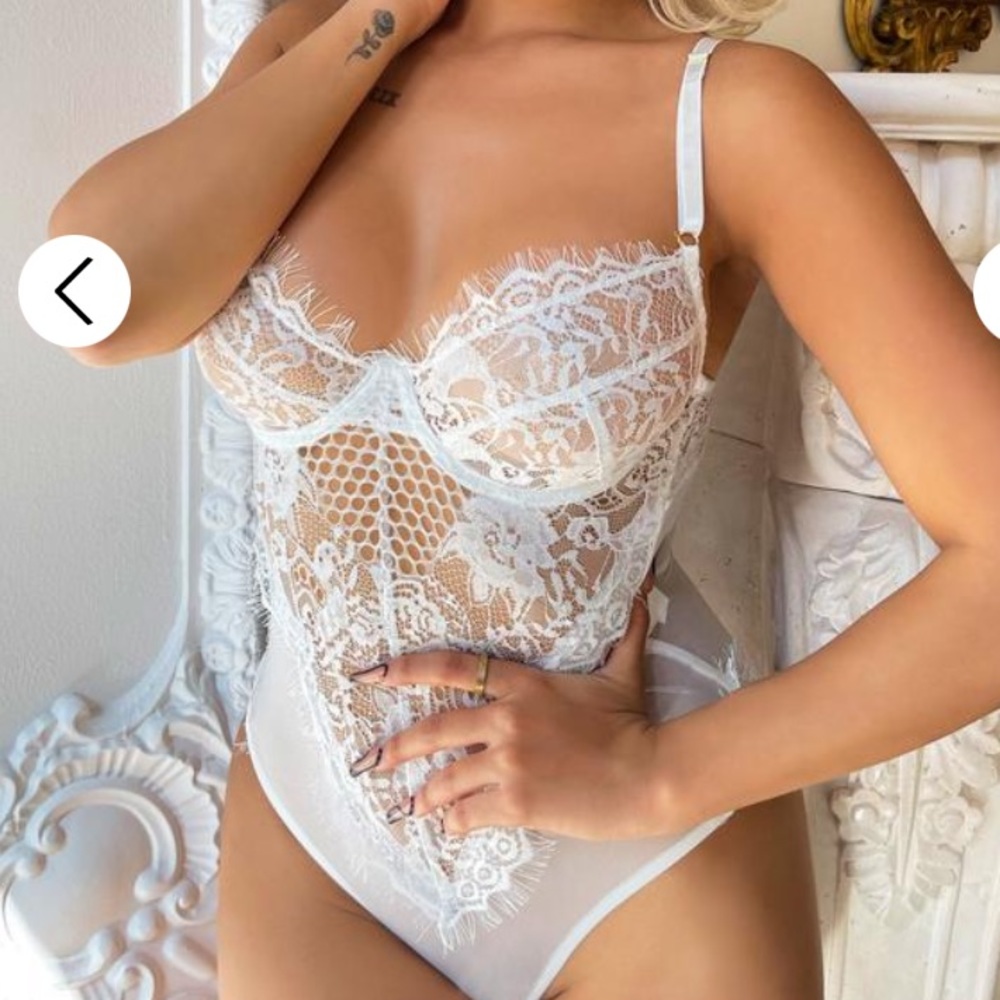 Baby Blue Stolen Lace Bodysuit